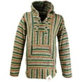 thumbnail image 1 of Mexican Baja Hoodie Sweater Jerga Pullover Gray Rastra XX-Large, 1 of 1