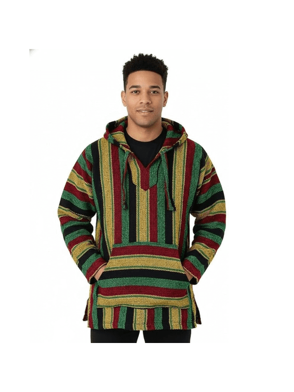Hoodie Sweater Poncho Boho Pullover Unisex Medium