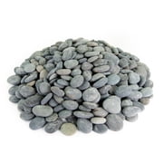 Mexican Beach Pebbles | 1/2"-1" | Round River Rock Landscape Garden Stones 20 pounds