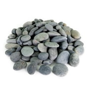 Mexican Beach Pebbles, Round River Rock Landscape Garden Stones 40 pounds