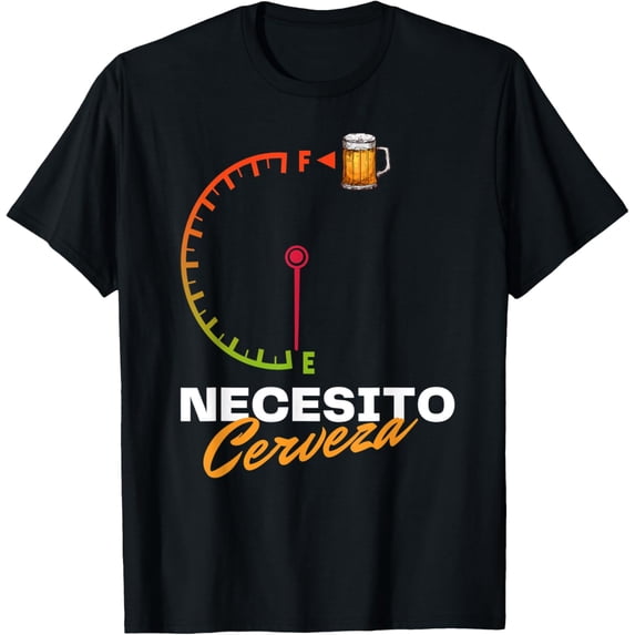 Mexican Beer Necesito Cerveza Cool Funny Sayings Beer Lover T-Shirt