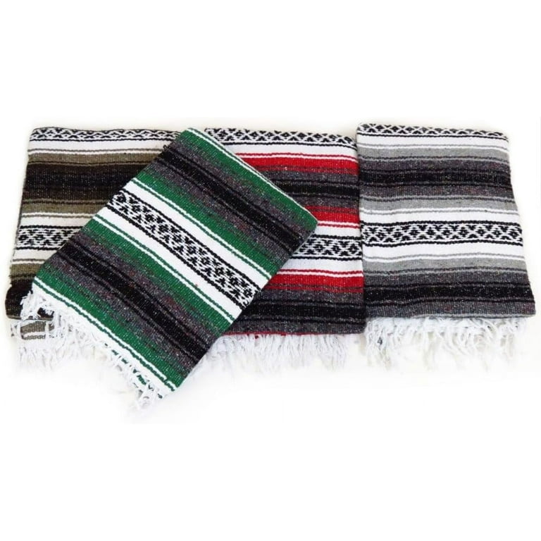 Mexican Blanket Heavy Authentic Throw 58