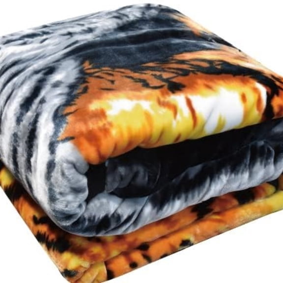 Mexican Blanket Thick Heavy Animal - Mexican Tiger Blanket Heavy Mexican Animal Blanket - Thick Mexican Blanket for Winter, Mink Blanket Mexican Blanket Tiger
