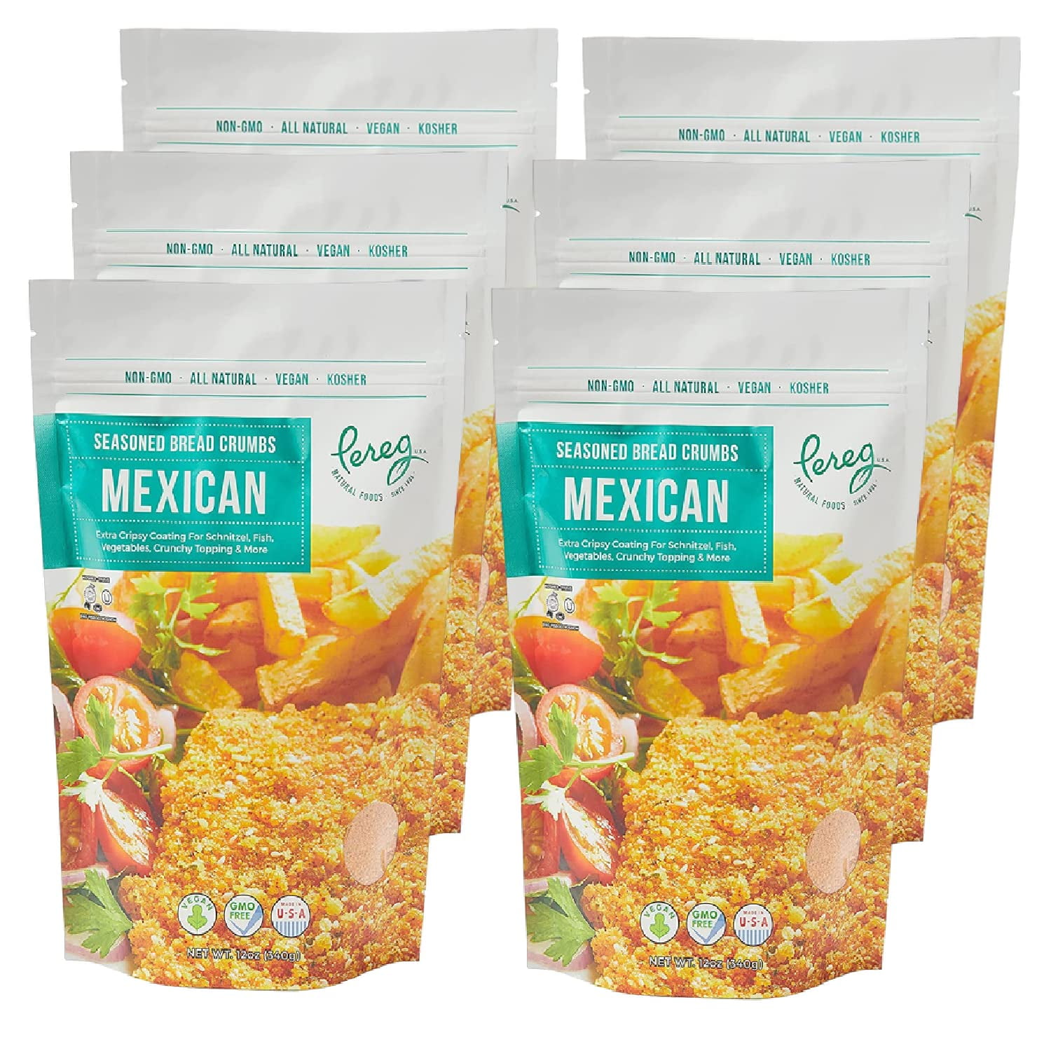 Mexican Bread Crumbs (72oz) 6 Packages of ChickenFlavored Seasoned