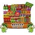 thumbnail image 1 of Mexican Candy Assortment Snacks ESF27 Pack - Variety of Spicy, Sweet, and Sour Candies, Includes Lucas Candy, Pelon Pelo Rico, Pulparindo, Rellerindo, Vero by LookOn - 90 Count, 1 of 3