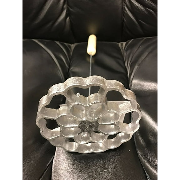 Mexican Cast Aluminum Bunuelera With Wood Handle mode para hacer bunuelos 5" Mexico