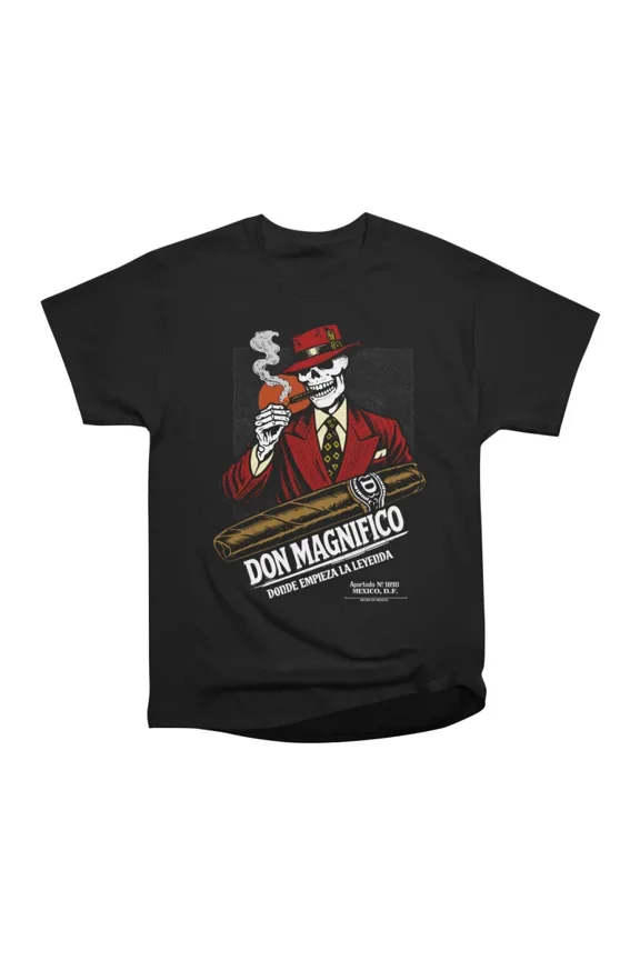 Mexican Cigar Calavera T-Shirt Tee Gift For Him Merch For Her Apparel For Friend