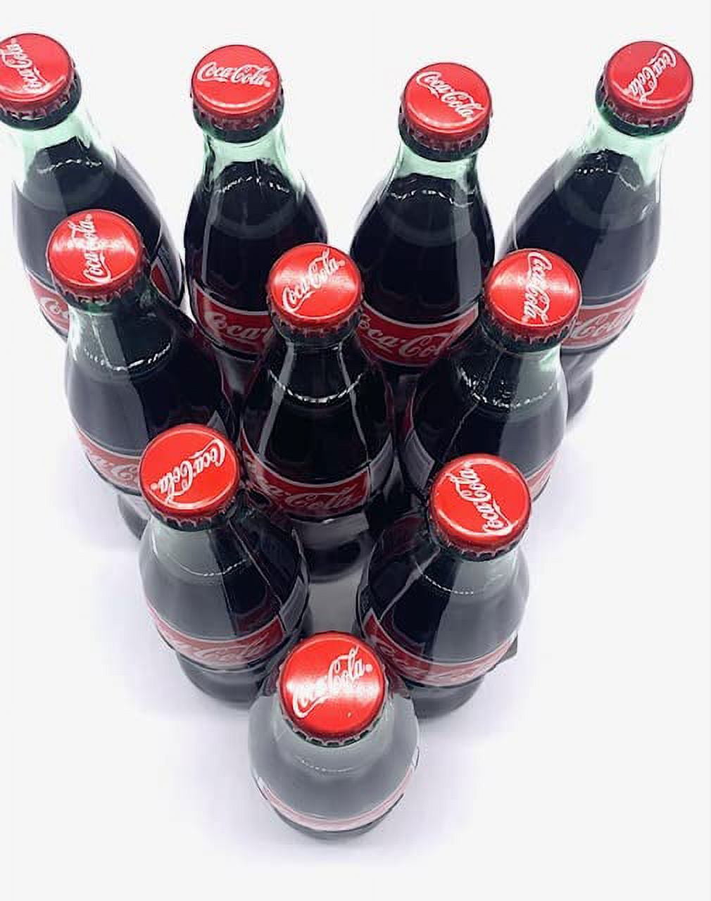 Mexican Coca Cola Glass Bottles 12 oz 10PK -Coke with Real Cane Sugar ...