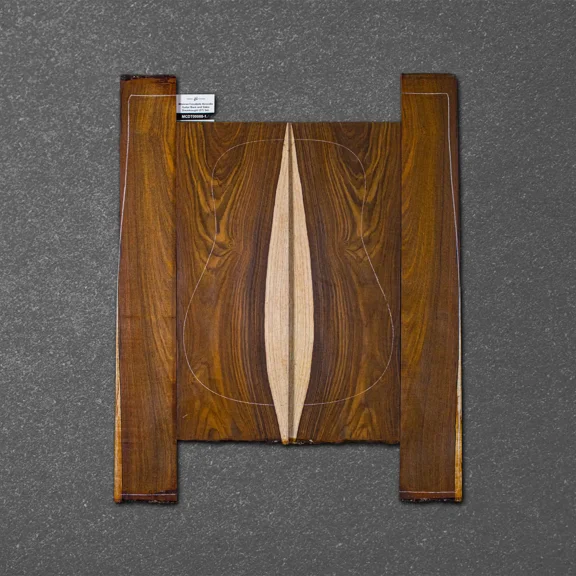 Mexican Cocobolo Acoustic Guitar Back and Sides Dreadnought (DT) Set. MCDT000088-1.4