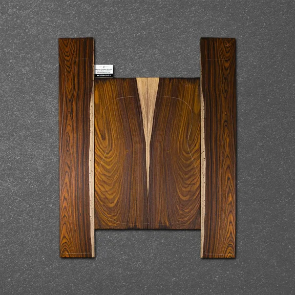 Mexican Cocobolo Acoustic Guitar Back and Sides Dreadnought (DT) Set. MCDT000133-2.3