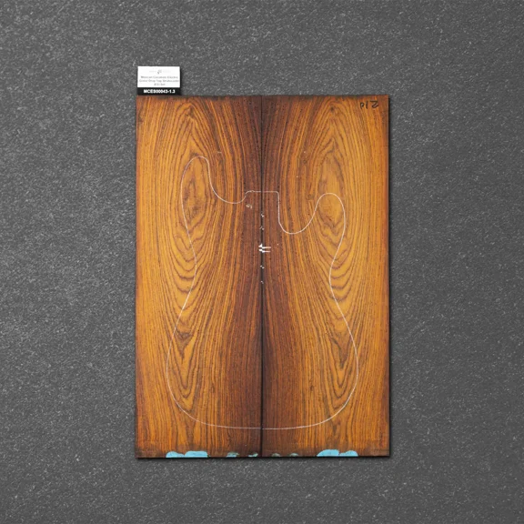 Mexican Cocobolo Electric Guitar Drop Top Stratocaster (ES) Set MCES000043-1.3