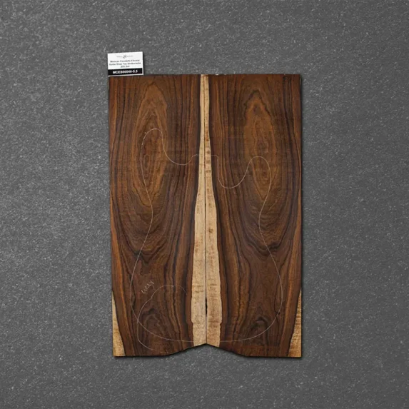 Mexican Cocobolo Electric Guitar Drop Top Stratocaster (ES) Set – MCES000046-5.5