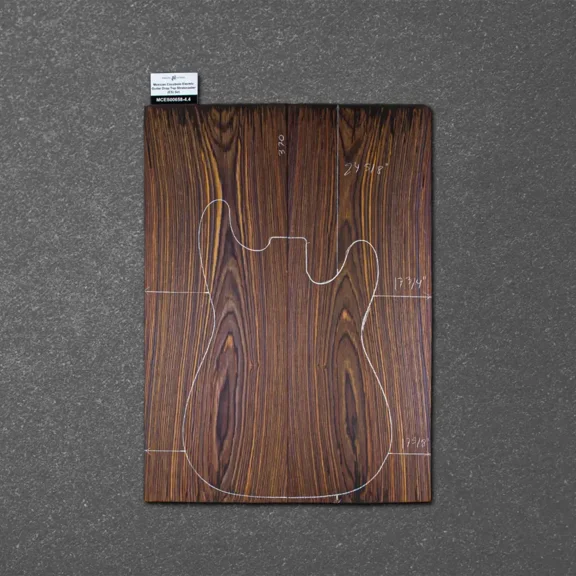 Mexican Cocobolo Electric Guitar Drop Top Stratocaster (ES) Set MCES000658-4.4