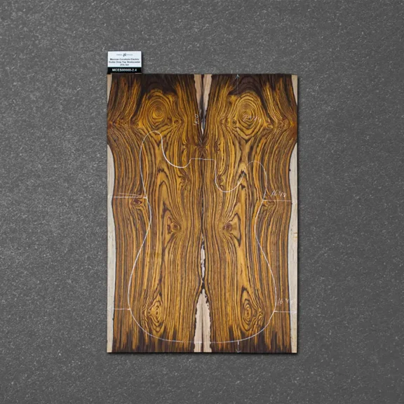 Mexican Cocobolo Electric Guitar Drop Top Stratocaster (ES) Set MCES000668-2.4