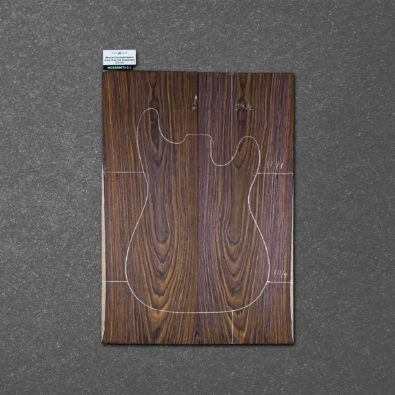 Mexican Cocobolo Electric Guitar Drop Top Stratocaster (ES) Set – MCES000673-2.4