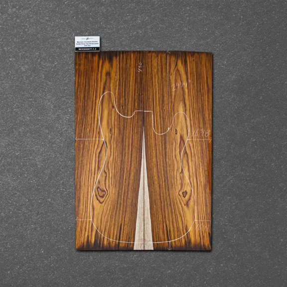 Mexican Cocobolo Electric Guitar Drop Top Stratocaster (ES) Set MCES000677-1.3