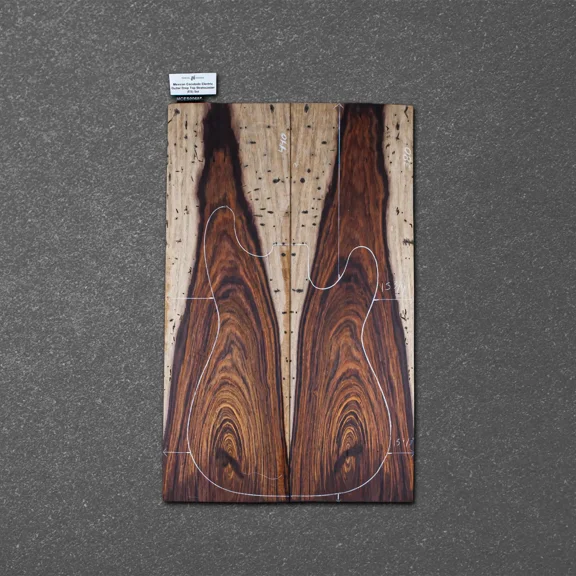 Mexican Cocobolo Electric Guitar Drop Top Stratocaster (ES) Set MCES000685-1.3