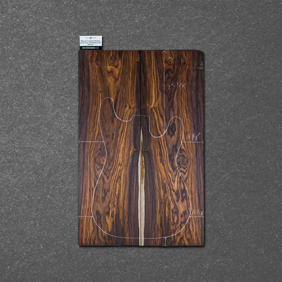 Mexican Cocobolo Electric Guitar Drop Top Stratocaster (ES) Set – MCES000689-1.3