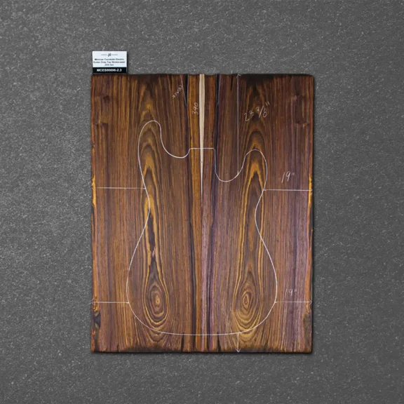 Mexican Cocobolo Electric Guitar Drop Top Stratocaster (ES) Set MCES000696-2.3