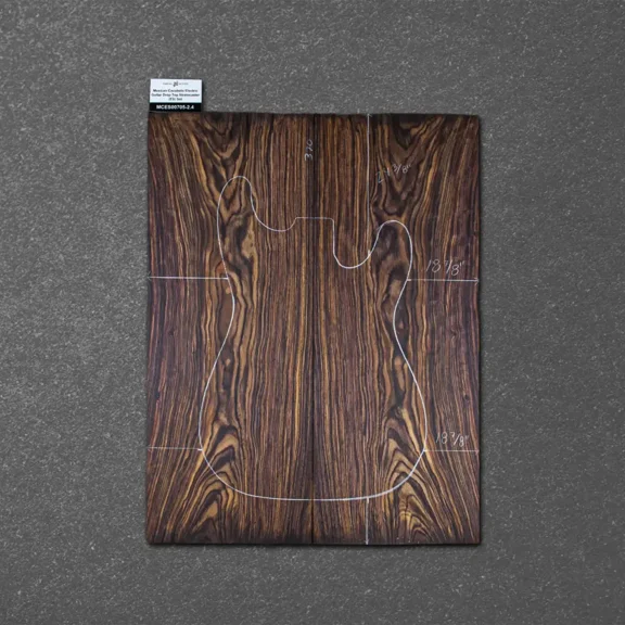 Mexican Cocobolo Electric Guitar Drop Top Stratocaster (ES) Set MCES000705-2.4