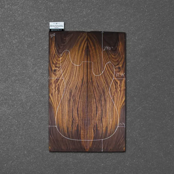 Mexican Cocobolo Electric Guitar Drop Top Stratocaster (ES) Set  MCES000728-4.5