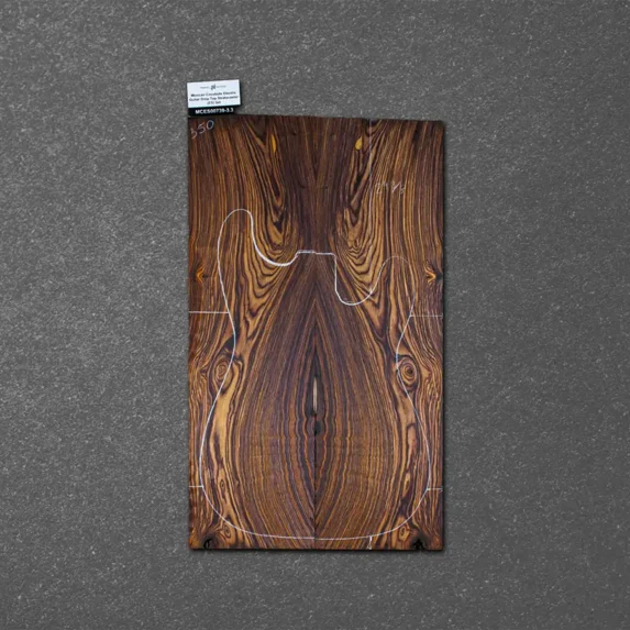 Mexican Cocobolo Electric Guitar Drop Top Stratocaster (ES) Set- MCES000739-3.3