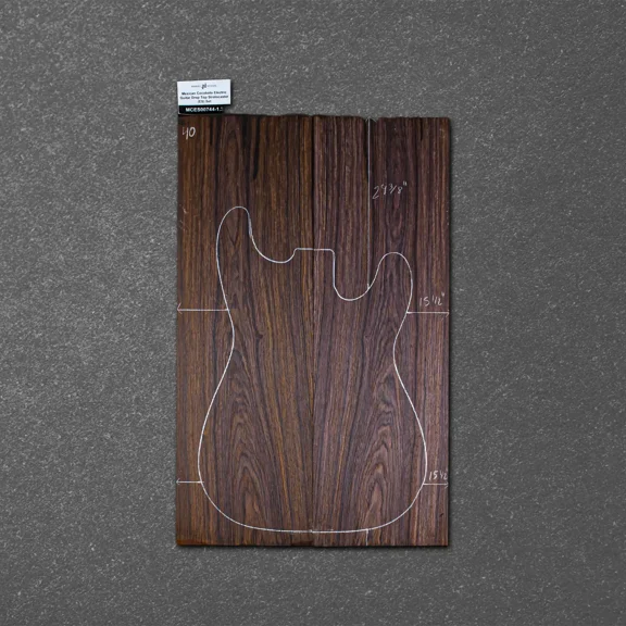 Mexican Cocobolo Electric Guitar Drop Top Stratocaster (ES) Set MCES000744-1.3