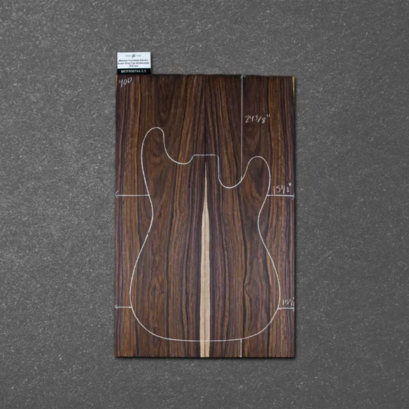 Mexican Cocobolo Electric Guitar Drop Top Stratocaster (ES) Set MCES000744-3.3