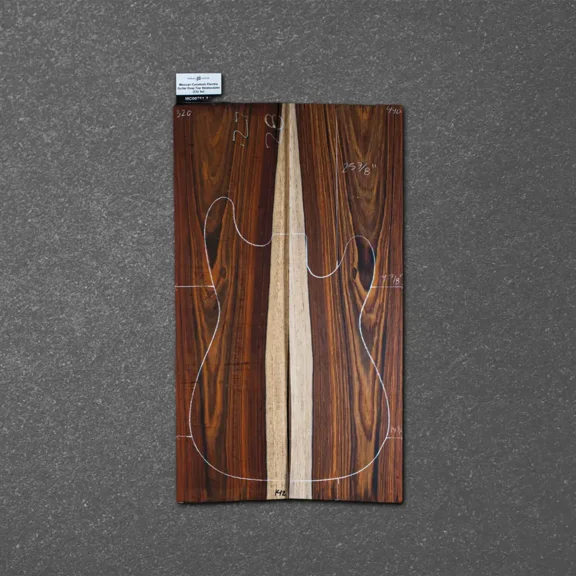 Mexican Cocobolo Electric Guitar Drop Top Stratocaster (ES) Set MCES000761-2.2