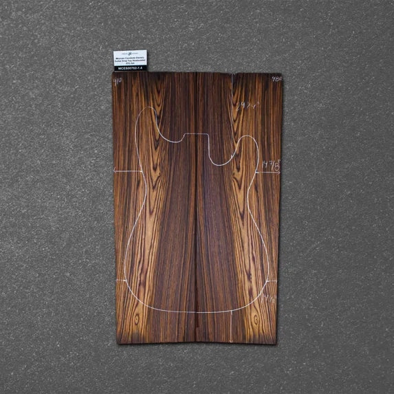 Mexican Cocobolo Electric Guitar Drop Top Stratocaster (ES) Set – MCES000762-1.4