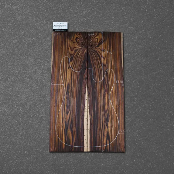 Mexican Cocobolo Electric Guitar Drop Top Stratocaster (ES) Set – MCES000762-4.4