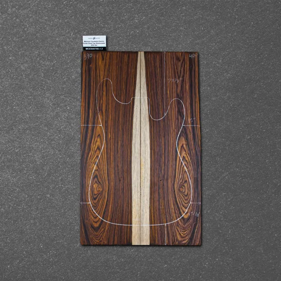 Mexican Cocobolo Electric Guitar Drop Top Stratocaster (ES) Set MCES000766-1.2