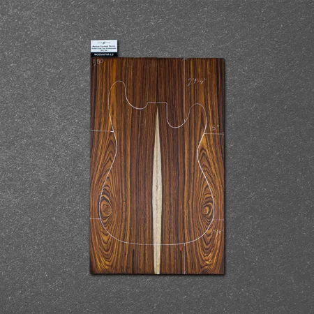 Mexican Cocobolo Electric Guitar Drop Top Stratocaster (ES) Set – MCES000766-2.2