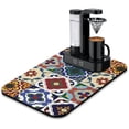 thumbnail image 1 of Mexican Coffee Drying Mat 19.5x12in Diatom Mud Dish Pad Super Absorbent, Perfect for Kitchen Counter, Coffee Mat Unique Design and Easy to Clean Kitchen Gadget, 1 of 7