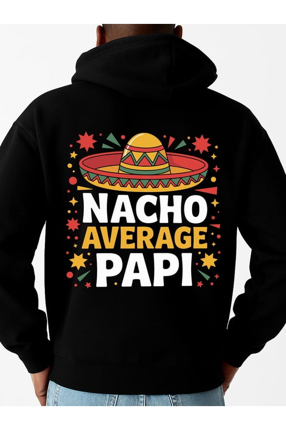 Mexican Dad Hoodie hoodies & sweatshirt men's long sleeve black Perfect for Fall & Winter vintage Retro Unisex Shirt Printed tshirts