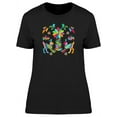 thumbnail image 1 of Mexican Dog Celebration Art T-Shirt Women -Image by Shutterstock, Female Large, 1 of 2