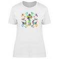 thumbnail image 1 of Mexican Dog Celebration Art T-Shirt Women -Image by Shutterstock, Female Medium, 1 of 2