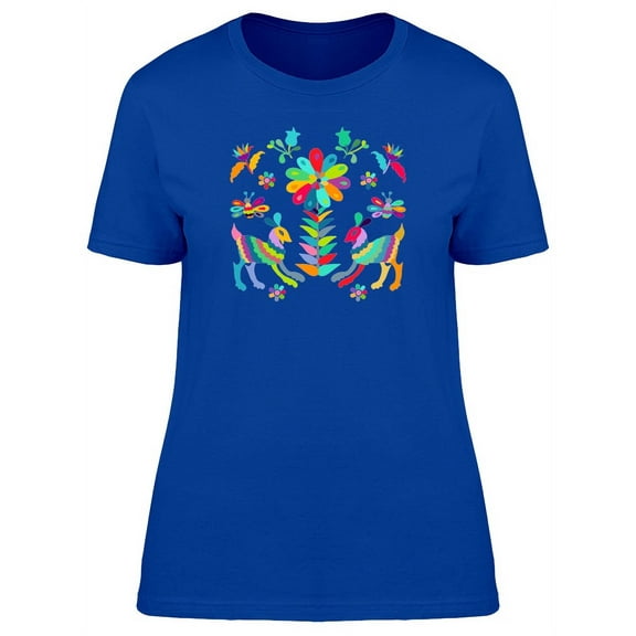 Mexican Dog Celebration Art T-Shirt Women -Image by Shutterstock, Female Small