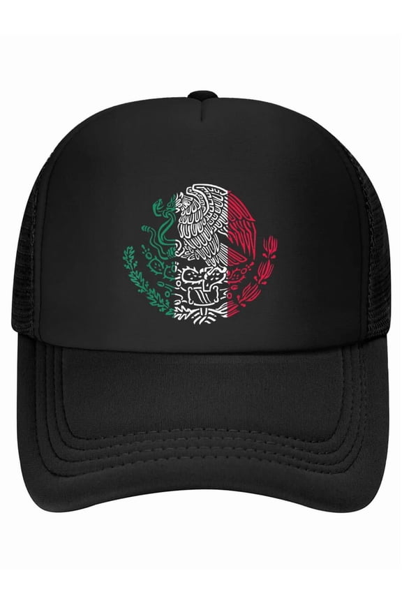 Mexican Eagle Mexico Flag Baseball Cap