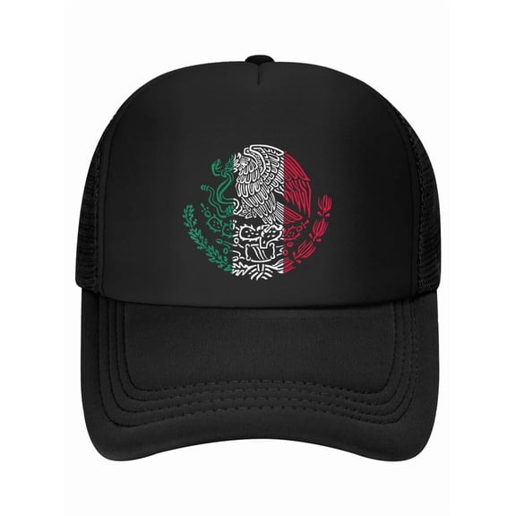 Mexican Eagle Mexico Flag Baseball Cap