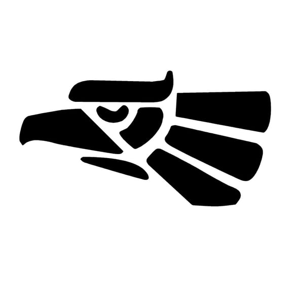 Mexican Eagle Mexico Pride Vinyl Decal by stickerdad - size: 5", color: BLACK - Windows, Walls, Bumpers, Laptop, Lockers, etc.