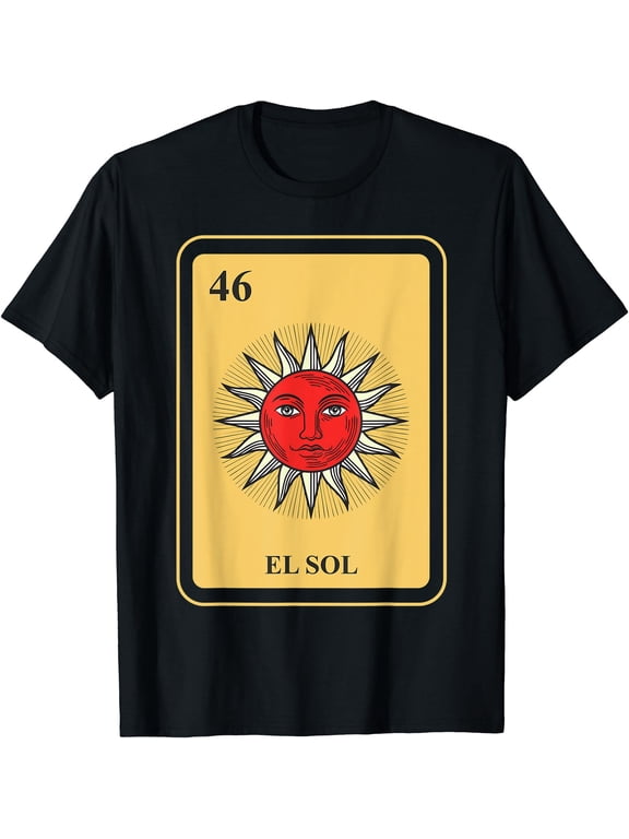 Mexican El Sol Sun Traditional Bingo T T-Shirt