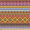 thumbnail image 1 of Ambesonne Mexican Fabric by the Yard Upholstery, Folk Vintage Geometric, 5 Yards, Multicolor, 1 of 4