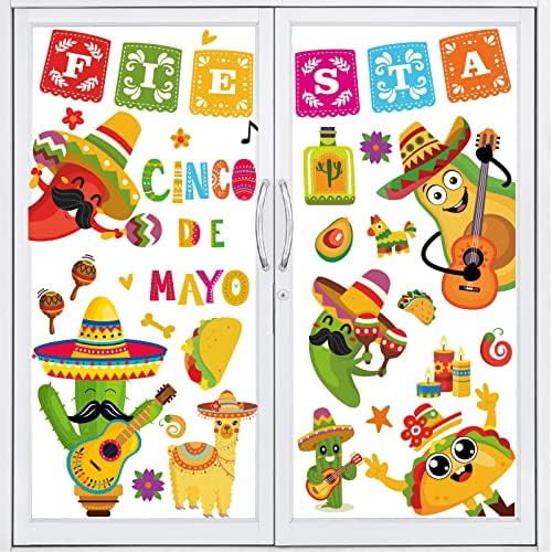 Cartoon Animal Window Clings - Reusable Static Decals For Glass, Double-Sided & Non-Adhesive