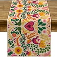 thumbnail image 1 of Mexican Fiesta Table Runner Mexico Dia De Los Muertos Decoration Cinco De Mayo Party Supply Home Kitchen Dining Room Decor(13" x 72"), 1 of 5