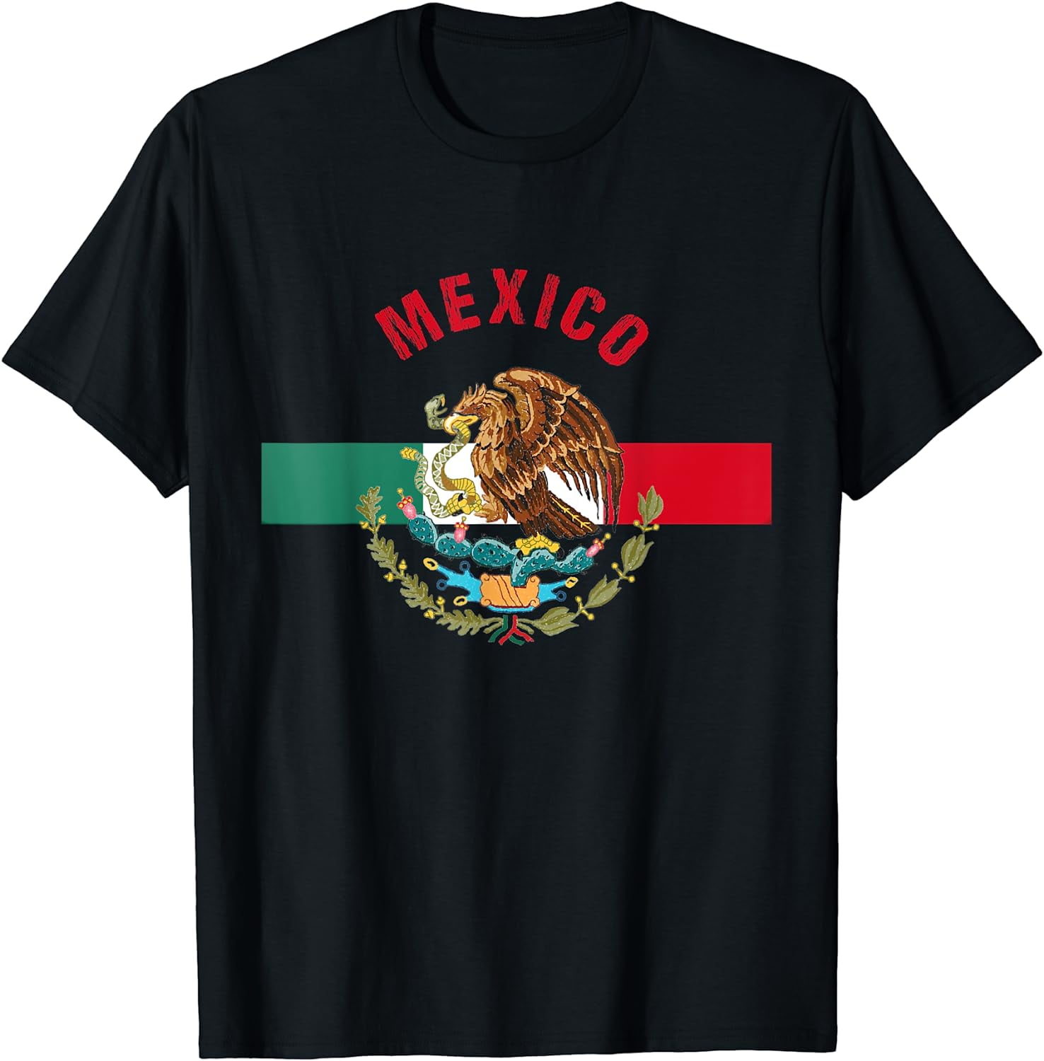 Mexican Flag Camiseta Men Women-MEXICO T shirt Gift - Walmart.com