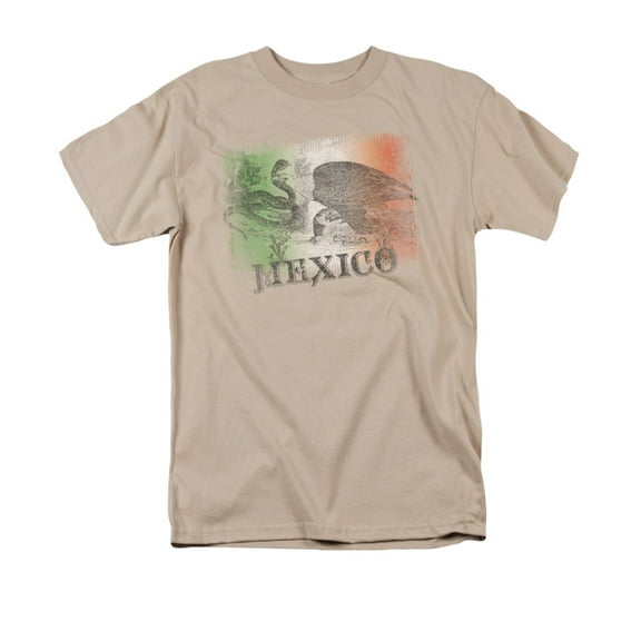Mexican Flag Distressed Funny Adult T-Shirt Tee