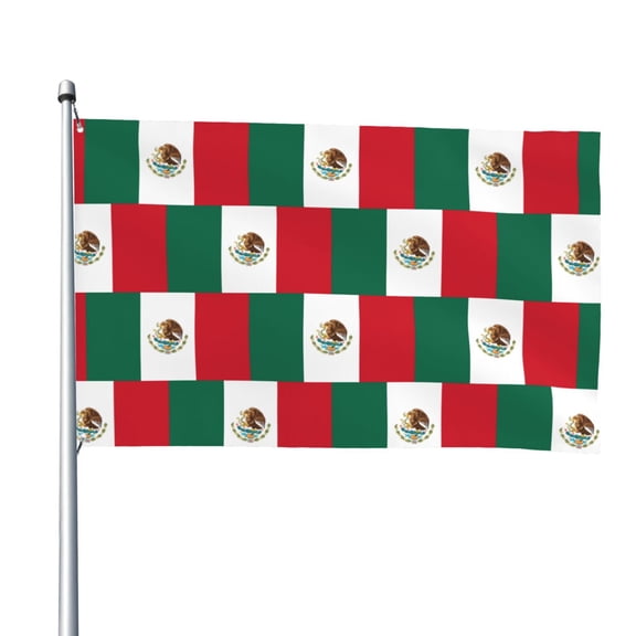 Mexican Flag Flag 4x6ft Cool Funny Flag Banner For Dorm Bedroom Wall Decor Indoor Outdoor