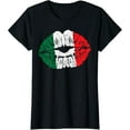 thumbnail image 1 of Mexican Flag Lips Kiss Cinco De Mayo Patriotic Women T-Shirt, 1 of 5