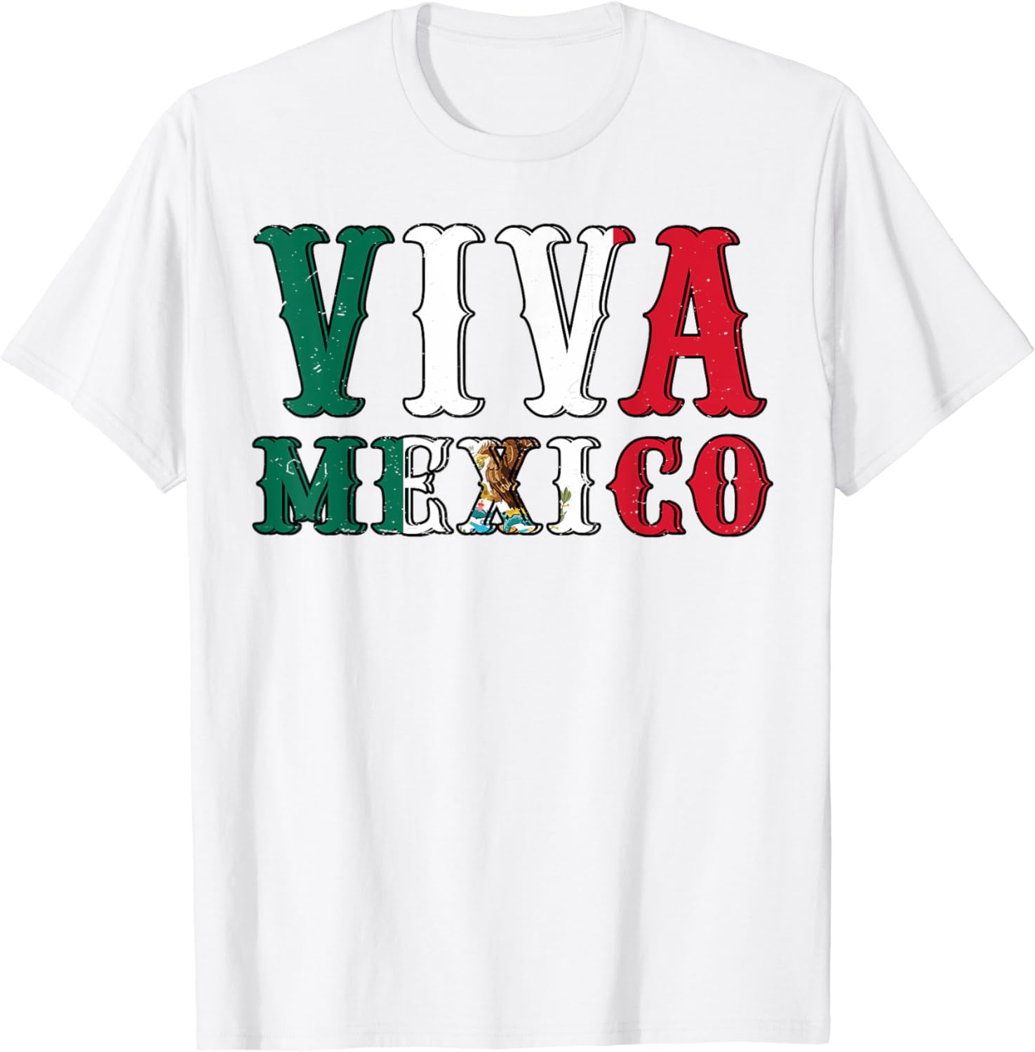 Mexican Flag Shirt Viva Mexico Independence Day Men Women T-Shirt ...